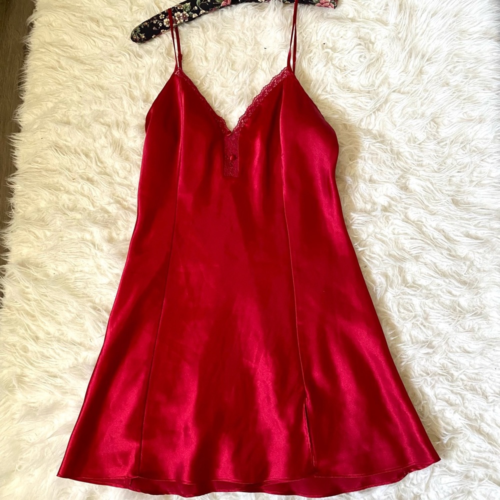 True Red Slip Dress